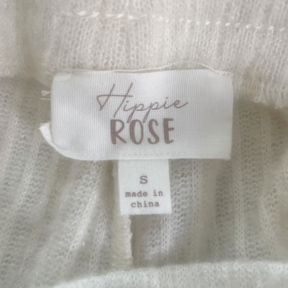 Hippie Rose Winter White loungewear set size small - Picture 6 of 8